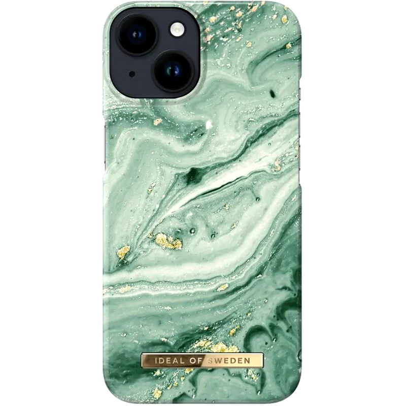 IDEAL OF SWEDEN Θήκη Apple iPhone 14 -iDeal of Sweden Fashion Case - Mint Swirl Marble