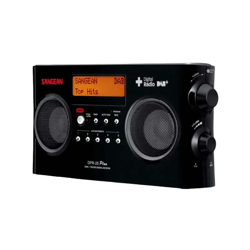 SANGEAN Φορητό Ραδιόφωνο Sangean DPR-25+ - Μαύρο