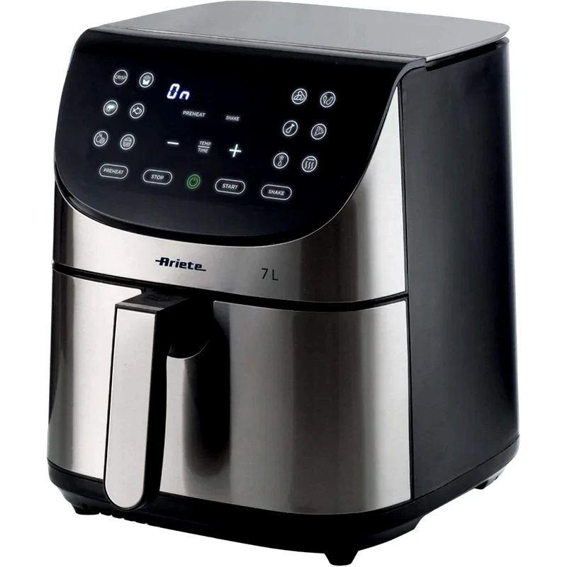 ARIETE ARIETE 4628/00 με Αποσπώμενο Κάδο 1800 W 7 L Μαύρο/Ασημί Φριτέζα Αέρος