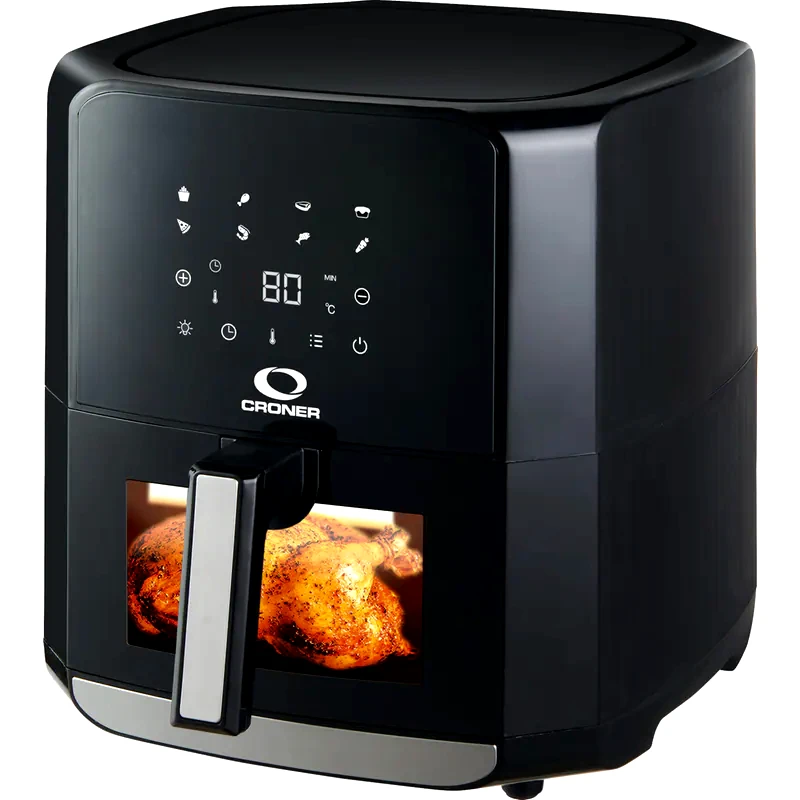 CRONER Φριτέζα Αέρος CRONER 440002 με Αποσπώμενο Κάδο 1700 W 6 L Μαύρο