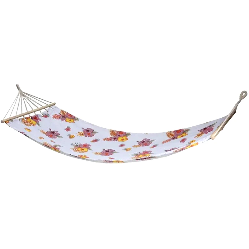 SPITISHOP Αιώρα Αλεξίπτωτο Κρεμαστή Spitishop από Ύφασμα/Ξύλο 80x200cm - Πολύχρωμη