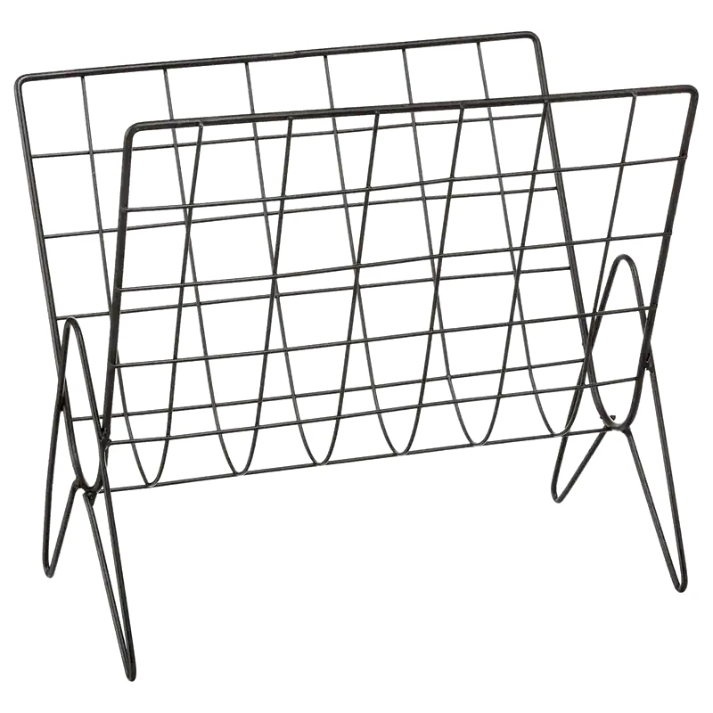 ARIA TRADE Θήκη Περιοδικών Aria Trade Μεταλλική 35.5x31.5x18.5 cm - Μαύρο