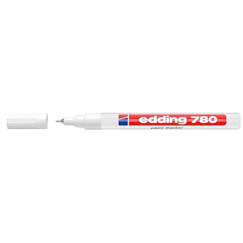 EDDING Μαρκαδόρος Λαδιού Edding 780 Λευκό 0.8 mm
