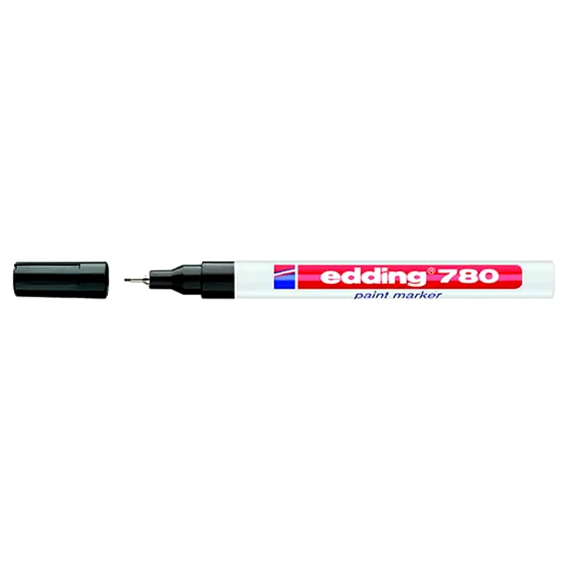 EDDING Μαρκαδόρος Λαδιού Edding 780 Μαύρο 0.8 mm