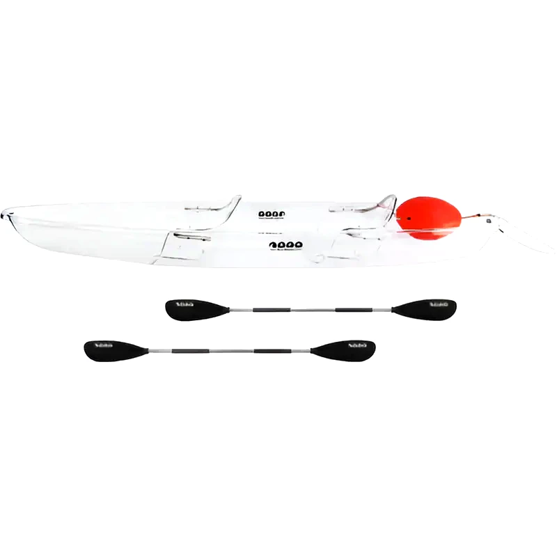 REAL YOUNG Κανό Πολυκαρμπονικό Διθέσιο SCK Serenus 2 339x45cm - Διάφανο