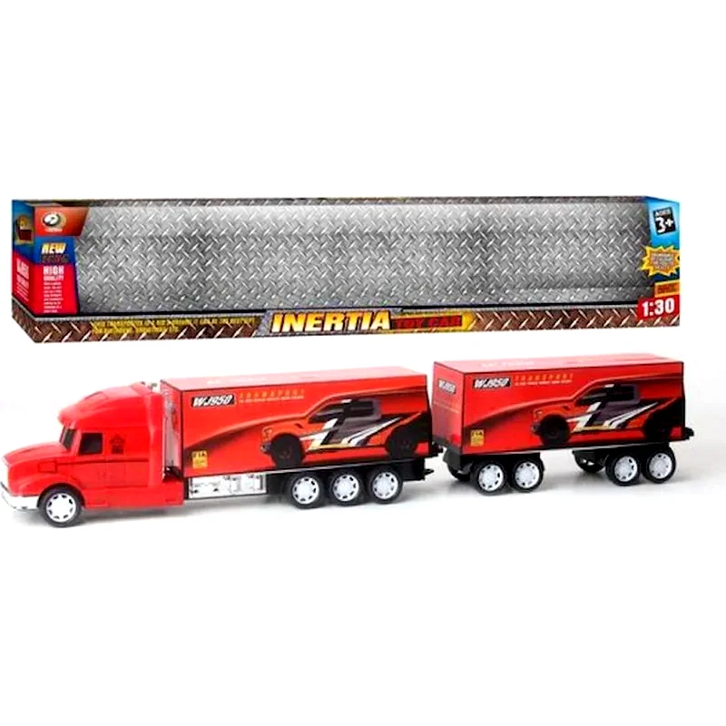 GROUP OPERATION Παιδική Διπλη Νταλικα Inertia Toy Car Σετ - Κόκκινη
