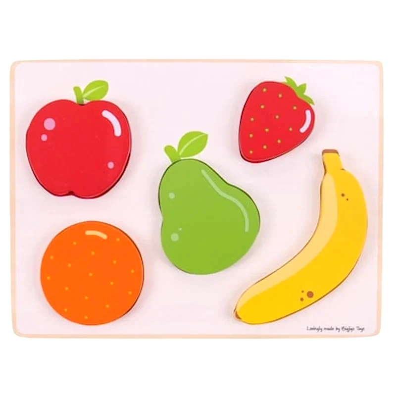 BIGJIGS Bigjigs Lift And See Puzzle - Fruit Bj026