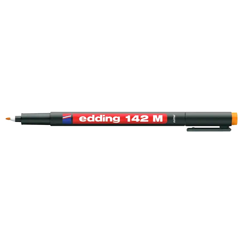EDDING Μαρκαδόρος Ανεξίτηλος Edding 142 M Πορτοκαλί 1.0 mm