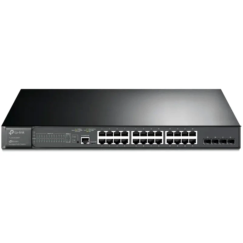 TP-LINK TP-LINK TL-SG3428MP JetStream Managed Switch L2 Gigabit Εthernet (10/100/1000 Mbps) 10-Port PoE+