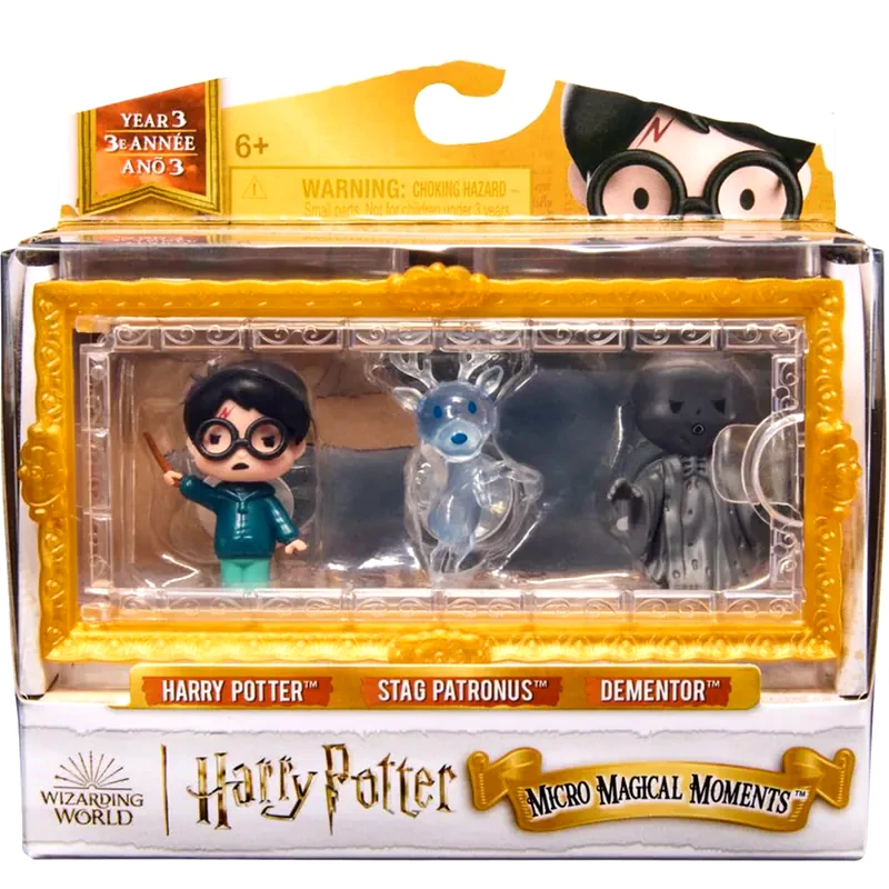 SPIN MASTER Spin Master Harry Potter: Micro Magical Moments - Harry Potter/Stag Patronus/Dementor Figures Set