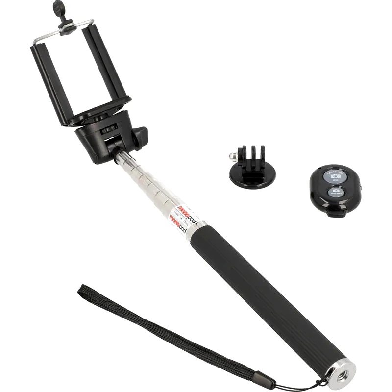 Selfie Stick Lamtech 3in1 Bluetooth Μαύρο