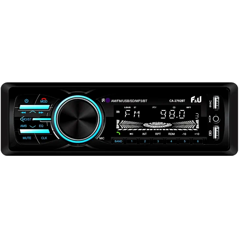 F&U FU CA-2792BT Ηχοσύστημα Αυτοκινήτου Universal 1DIN - Μαύρο