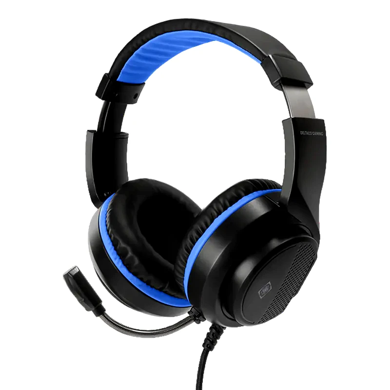 DELTACO Ακουστικά Κεφαλής Deltaco Gaming Stereo for Ps5 - Μαύρα