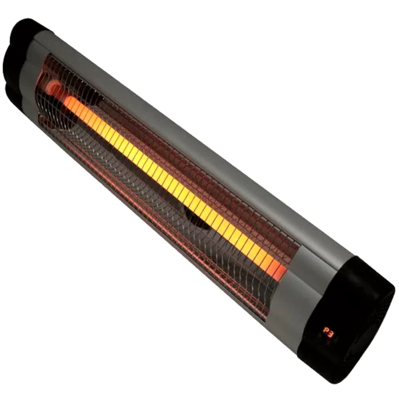 EUROLAMP EUROLAMP Επιτοίχια Σόμπα Χαλαζία 2000W Γκρι