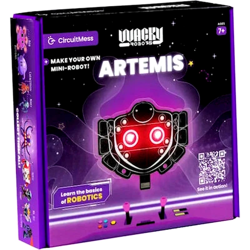 CIRCUITMESS Circuitmess Συναρμολογούμενο Mini Robot Wacky Artemis - Εισαγωγικό Στις Αρχές του STEM