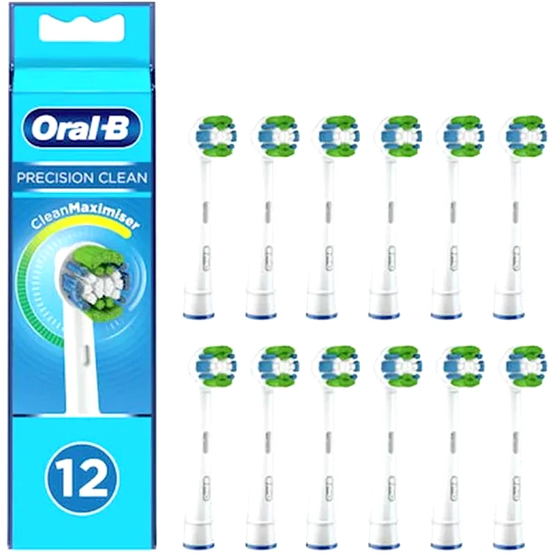 ORAL-B Oral-b Σετ Ανταλλακτικές Κεφαλές 12 Τμχ Για Ηλεκτρική Οδοντόβουρτσα, Precision Clean Cleanmaximiser