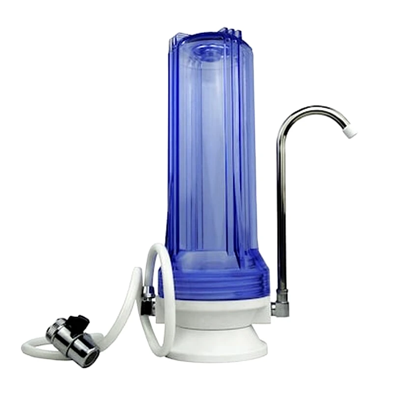 QWATERFILTERS Φίλτρο Νερού Άνω Πάγκου Inox Σύνδεσμοι