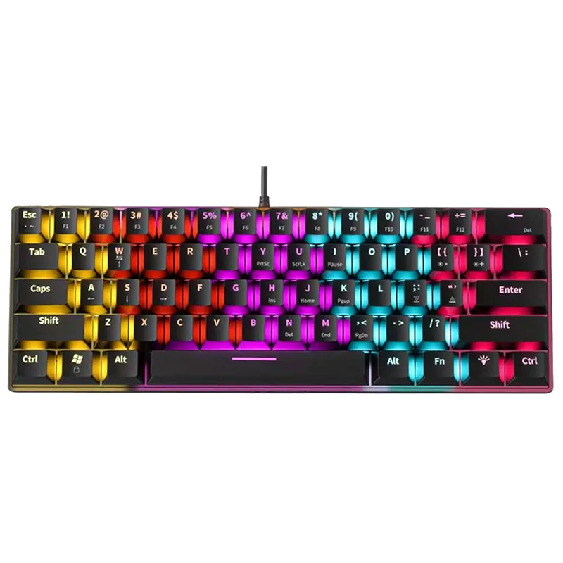 ARMAGGEDDON Armaggeddon MKA-1C Neo Gaming Μηχανικό Πληκτρολόγιο 60% με Custom Brown διακόπτες και RGB φωτισμό (US) Black