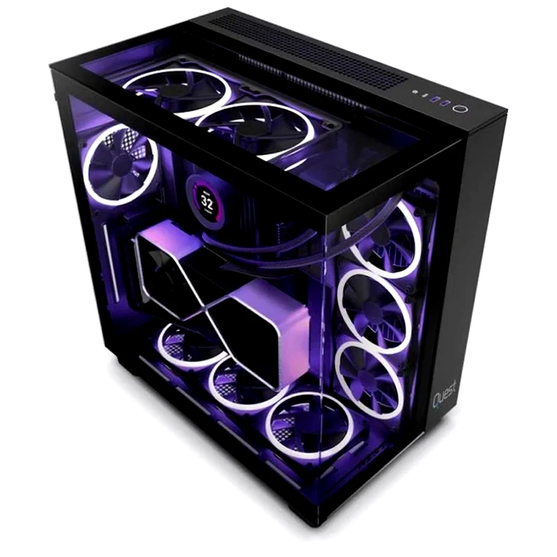 QUEST Desktop Quest Legend (Ryzen 7-9800X3D/64GB/2TB SSD/GeForce RTX 5080/Win11Home)