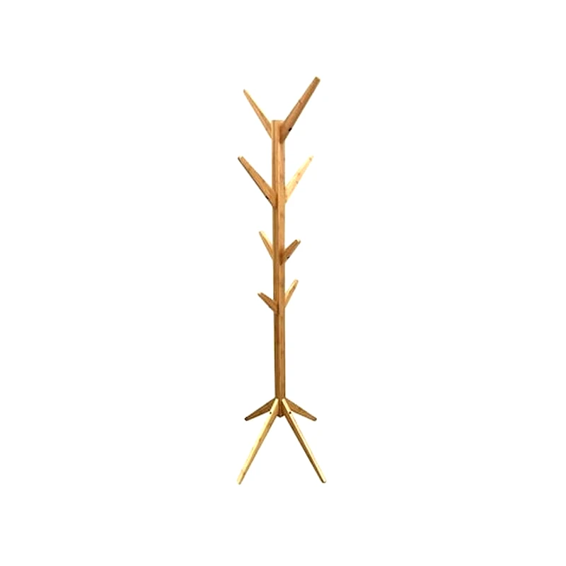 ARIA TRADE Καλόγερος Ξύλινος Με 8 Γάντζους 178 cm- Σε Καφέ Χρώμα