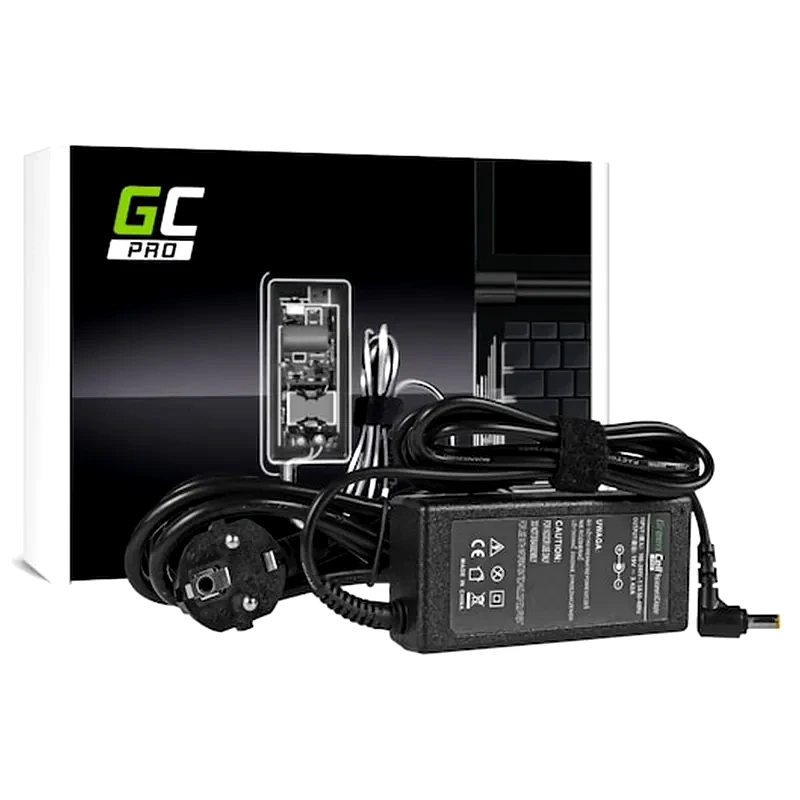 GREEN CELL Φορτιστής Laptop για Acer - Green Cell Ad01p Pro 19V/3.42A 65W- Black