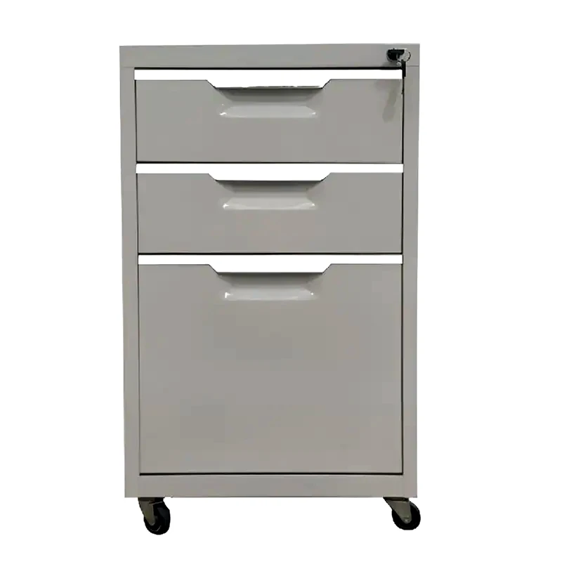 WOODWELL Συρταριέρα Γραφείου Woodwell C61773 από Μέταλλο 40x50x67 cm - Γκρι