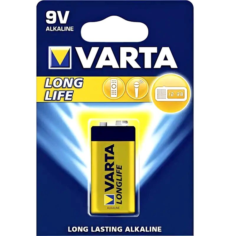 VARTA Varta Αλκαλική Μπαταρία 9V 6LR61 1τμχ
