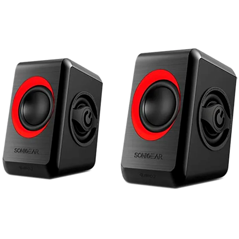 SONIC GEAR Ηχεία 2.0 Sonic Gear Quatro 2 6W - Black