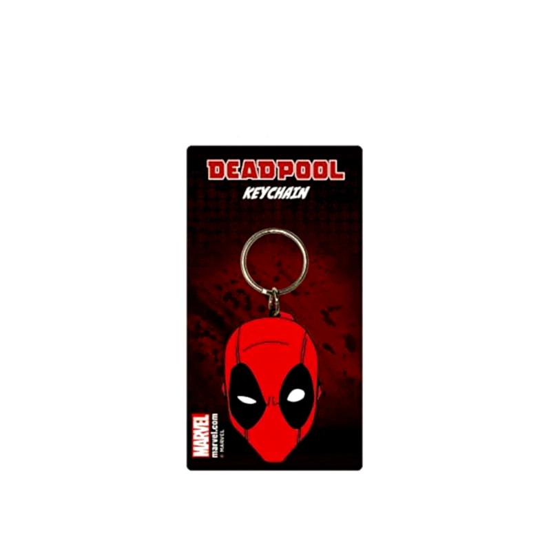PYRAMID Μπρελόκ Pyramid International Deadpool Face Rubber - Μαύρο/Κόκκινο