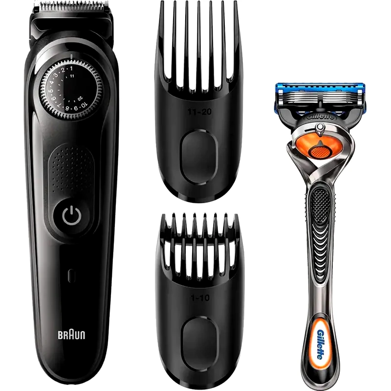 BRAUN Σετ Ανδρικής Περιποίησης BRAUN ΒΤ5242 με Ξυραφάκι GILLETTE Fusion5 Proglide Μαύρο