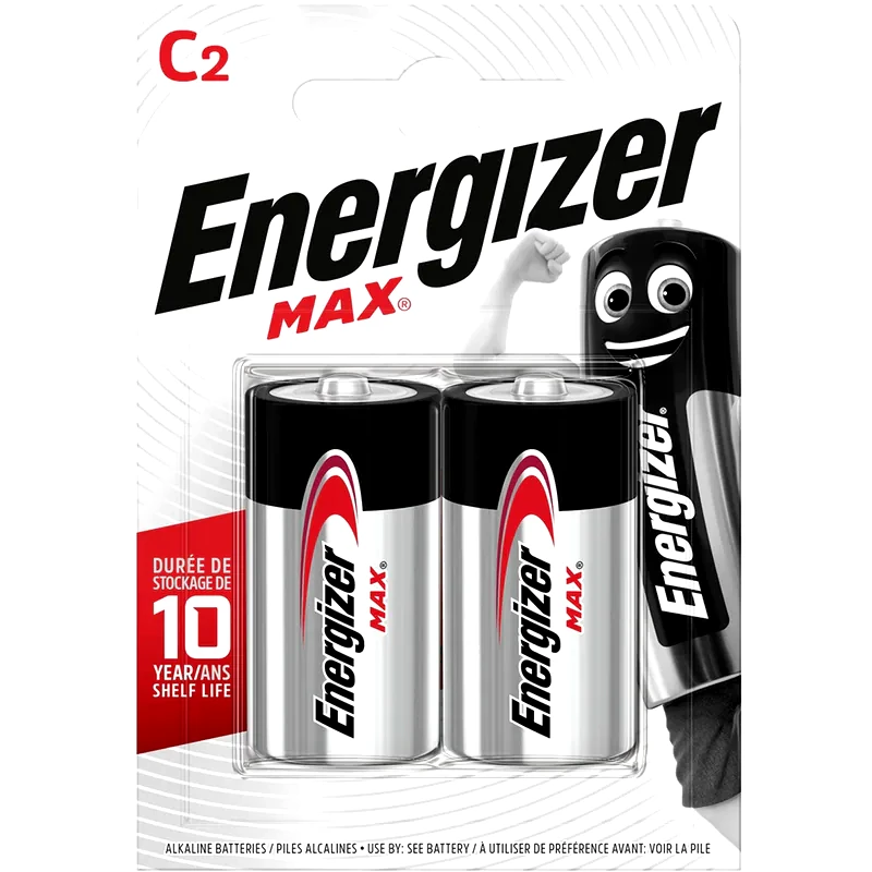 ENERGIZER Energizer Αλκαλικές Μπαταρίες C 1.5V 2τμχ