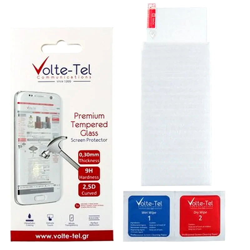 VOLTE-TEL Προστατευτικό οθόνης MLS MX - Volte-tel Tempered Glass 9H 0.3mm 2.5D Full Glue