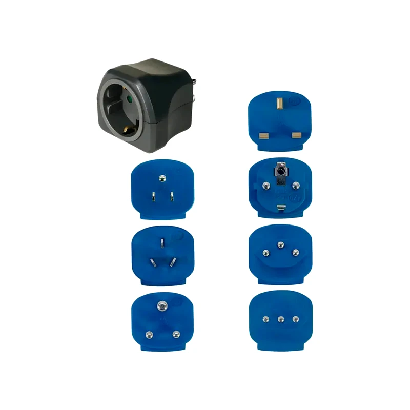 BRENNENSTUHL Αντάπτορας Πρίζας Universal - Brennenstuhl Travel Plugs with 10A fuse 1508160 Μαύρο