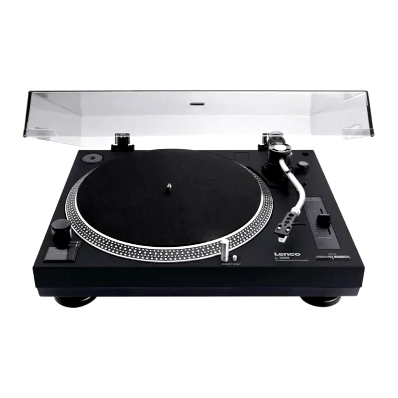 LENCO Πικάπ Lenco L-3808 Με Ενσωματωμένο Προενισχυτικό Ήχου - Μαύρο