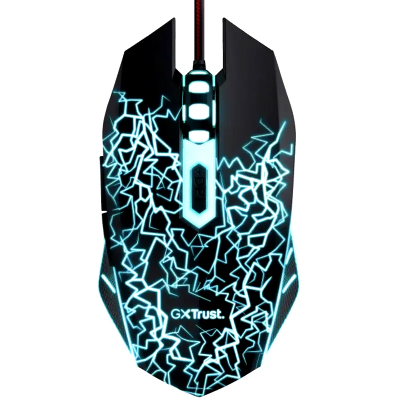 TRUST Trust GXT 105 Izza Gaming Ενσύρματο Ποντίκι - Μαύρο