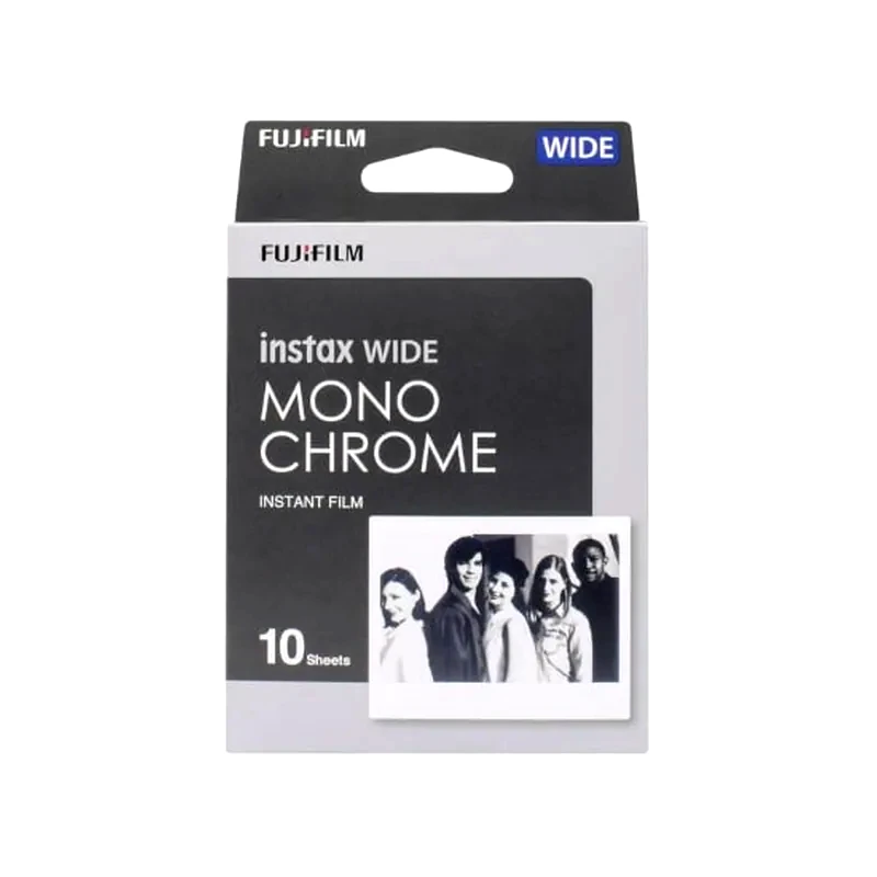 Fujifilm Wide Monochrome Instax film Black and White