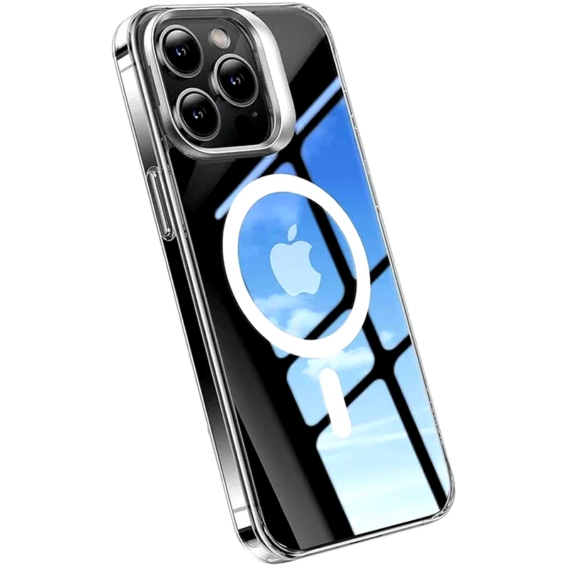 TORRAS Θήκη Apple iPhone 15 - TORRAS Upro Lstand Clear-Mag Case με MagSafe - Διάφανο