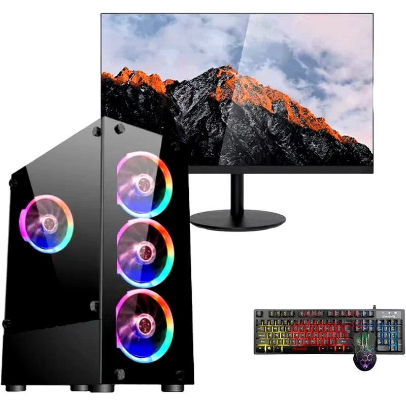 VENGEANCE Bundle Desktop Vengeance Edge-v6 (Ryzen 5-4500/16GB/512GB SSD/Radeon RX 6400/FreeDOS) Οθόνη 22 Σετ πληκτρολόγιο/ποντίκι/headset