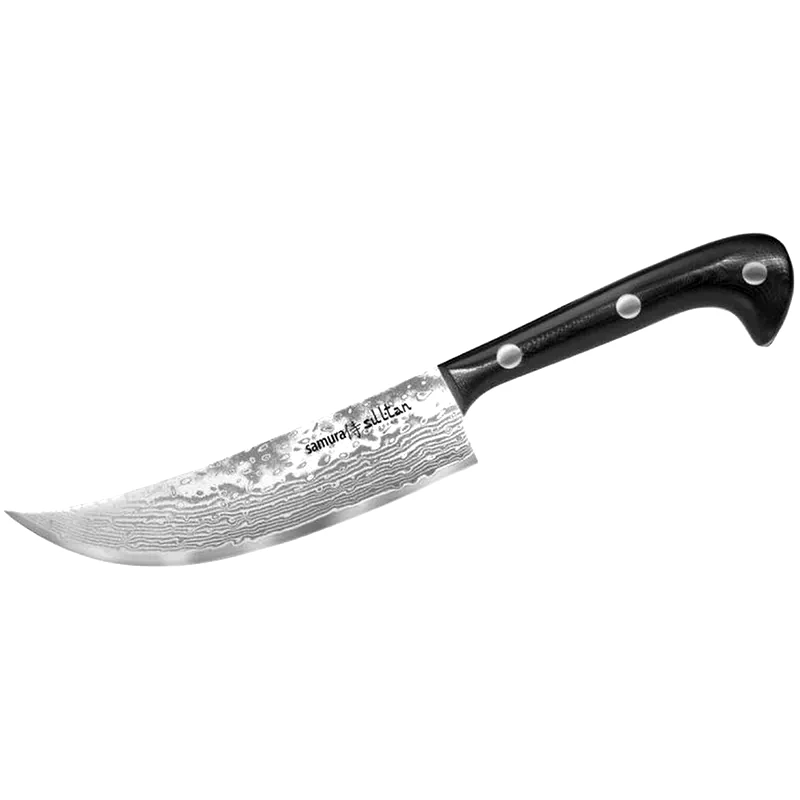 SAMURA Μαχαίρι Chef Samura Sultan από Ανοξείδωτο Ατσάλι 15.9 cm - Μαύρο