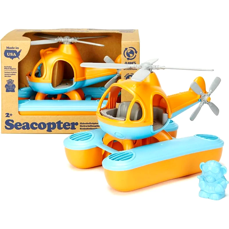 GREEN TOYS Green Toys: Sea Copter – Orange (seco-1064)