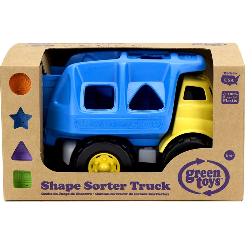 GREEN TOYS Green Toys Μπουλντόζα με Σχήματα (SPTK-1398)