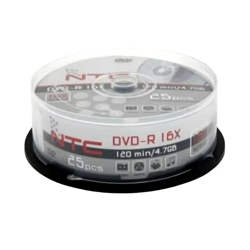 Δίσκοι CD/DVD NTC DVD-R 4.7GB 25τμχ