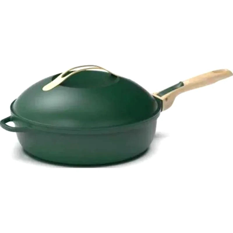 COOKUT Αντικολλητικό Τηγάνι COOKUT FAB28VE Fabulous από Μέταλλο 28 cm Πράσινο
