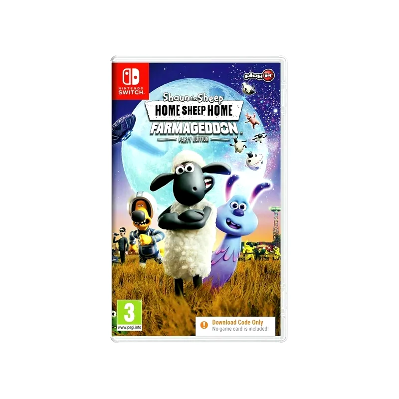 PLAY IT Nintendo Switch Game - Shaun The Sheep: Home Sheep Home Farmageddon Party Edition (Code In A Box)