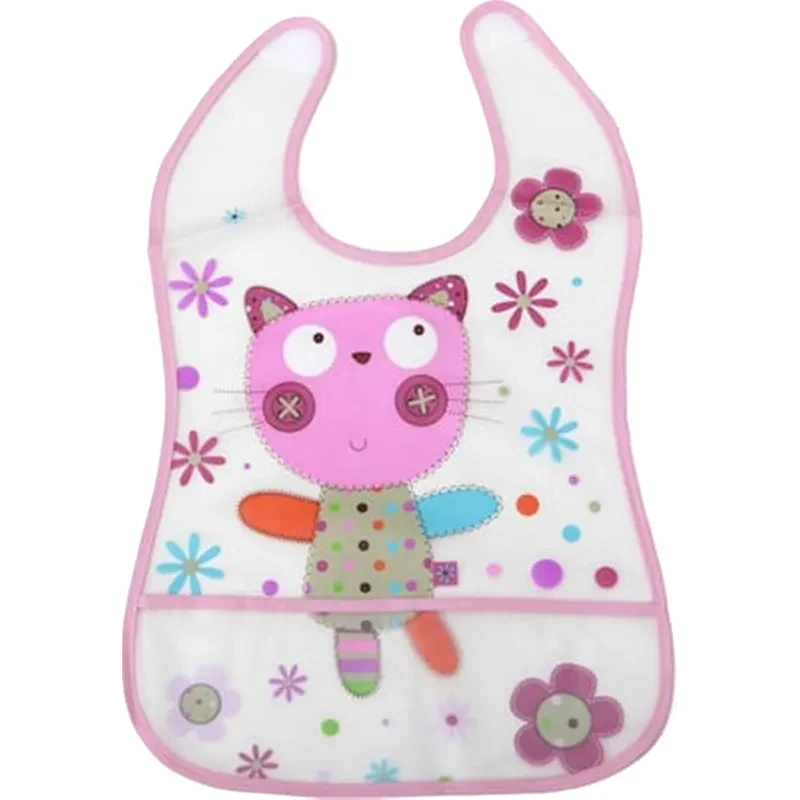 CANGAROO Cangaroo Αδιάβροχη Σαλιάρα Happy Meal Pink-blue 1004