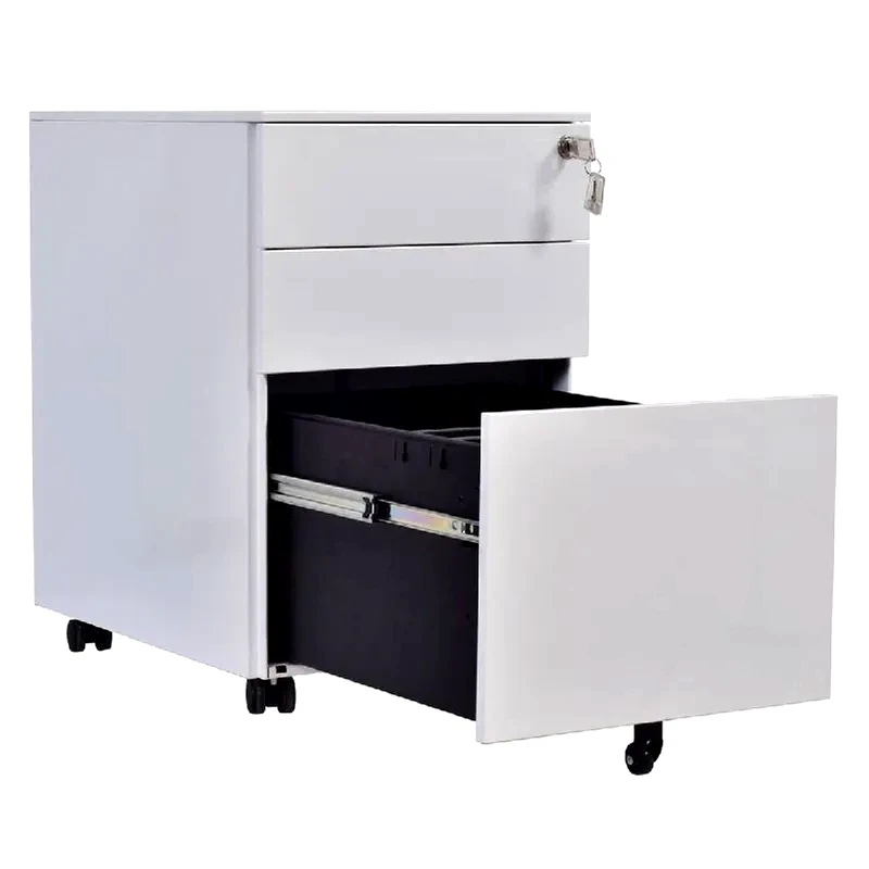 WOODWELL Συρταριέρα Γραφείου Woodwell από Μέταλλο 39x52x60 cm - Λευκό