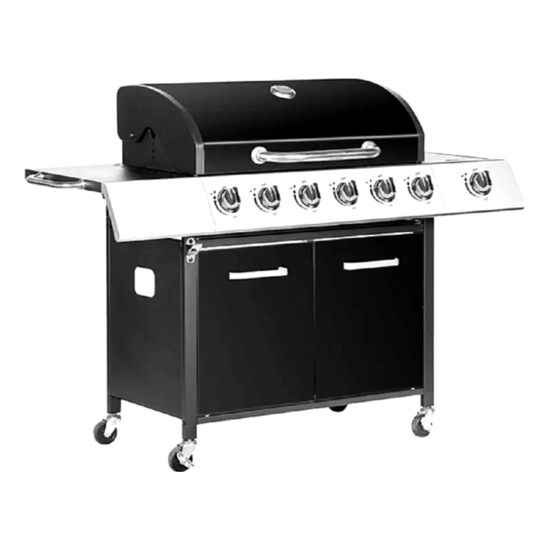 BORMANN ELITE BORMANN Elite BBQ4600 με Μαντεμένια Σχάρα και 6 Εστίες 19.2kW Ψησταριά Υγραερίου