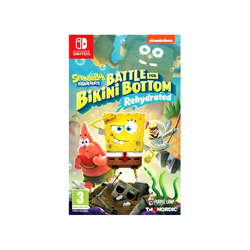 THQ NORDIC SpongeBob SquarePants Battle for Bikini Bottom Rehydrated - Nintendo Switch