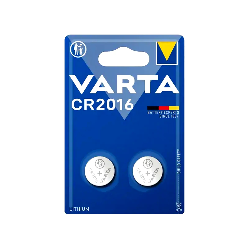 VARTA CR2016 87 mAh 3 V (2 τμχ)