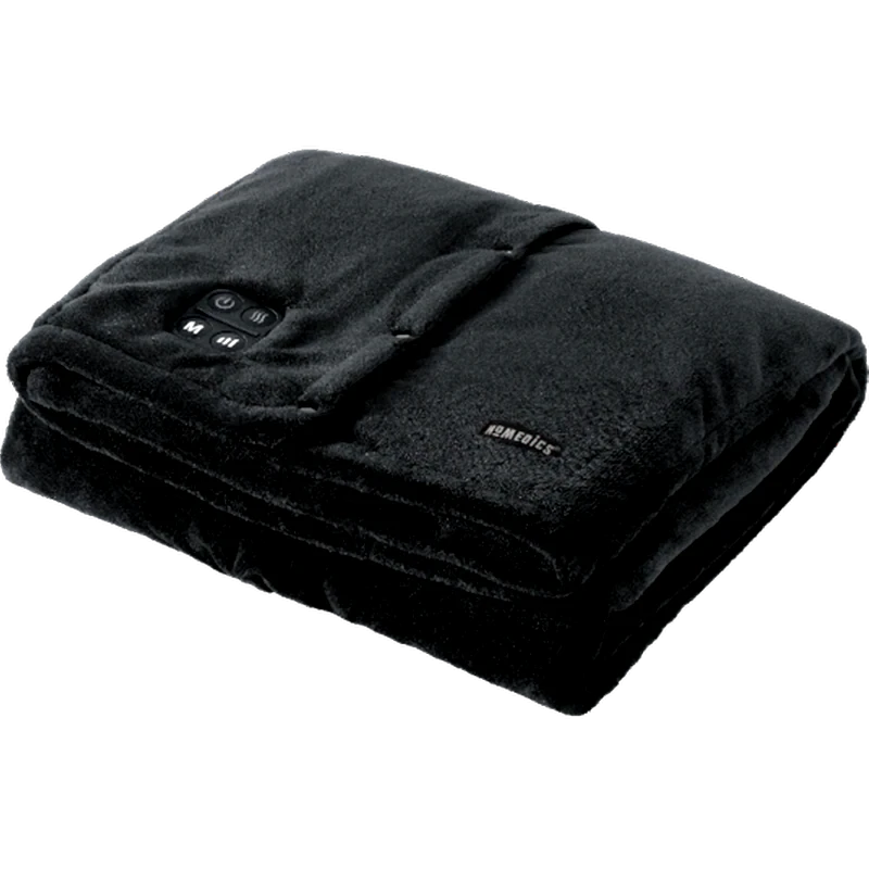 HOMEDICS Ηλεκτρική Κουβέρτα-Μπέρτα HOMEDICS Comfort Pro Transform με Μασάζ Μονή Μαύρη